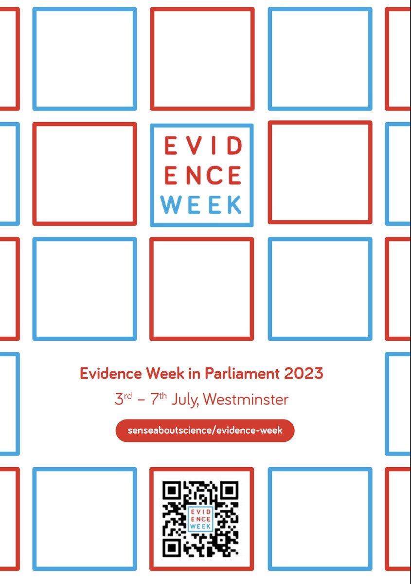 Today is the opening ceremony of #EvidenceWeek organised by <a href="/senseaboutsci/">Sense about Science</a> - live on YouTube and recorded to be looked back on! People are asking important questions about a range of topics and experts &amp; select committees are here to answer. Have a look at the program 🙌