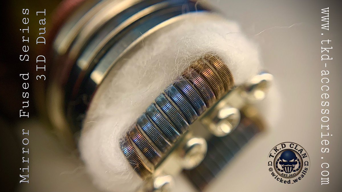 Been a long time since I hit series coils and a series mech and so to start me off again, I’ve installed the series fused in the purge side slim.

Series Fused 3ID Handcrafted by Danny Tkdcoils