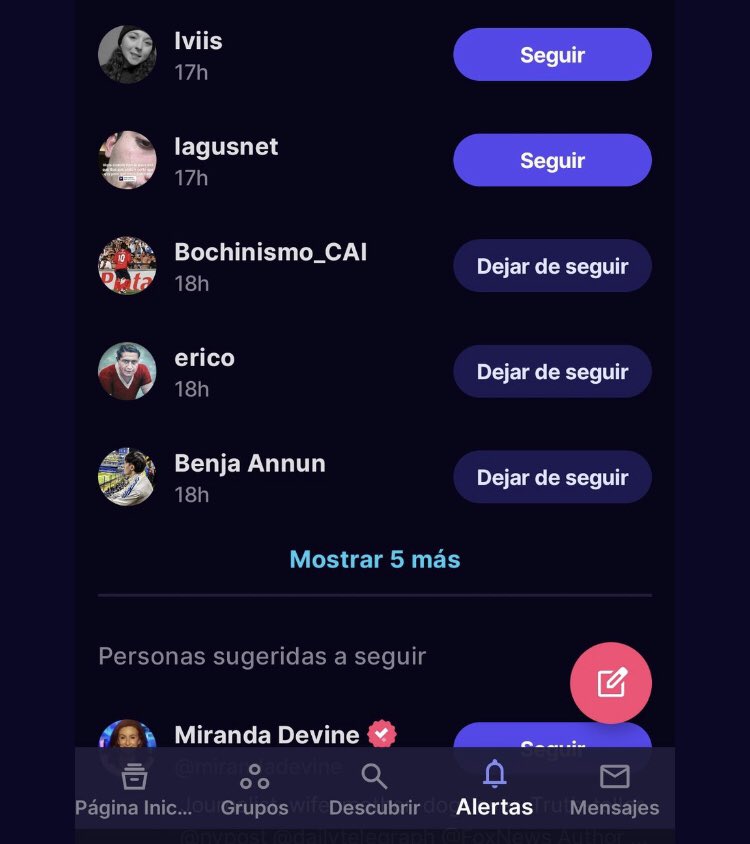 Me pasaron esta captura recién. No tengo cuenta en esa red social nueva, quien fue el hdp que se puso mi nombre