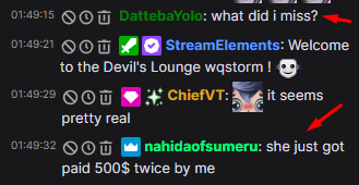 Teallyz's tweet image. I suggest banning this person if they ever mention donating to you. Do NOT accept it. refund it even, if you can.