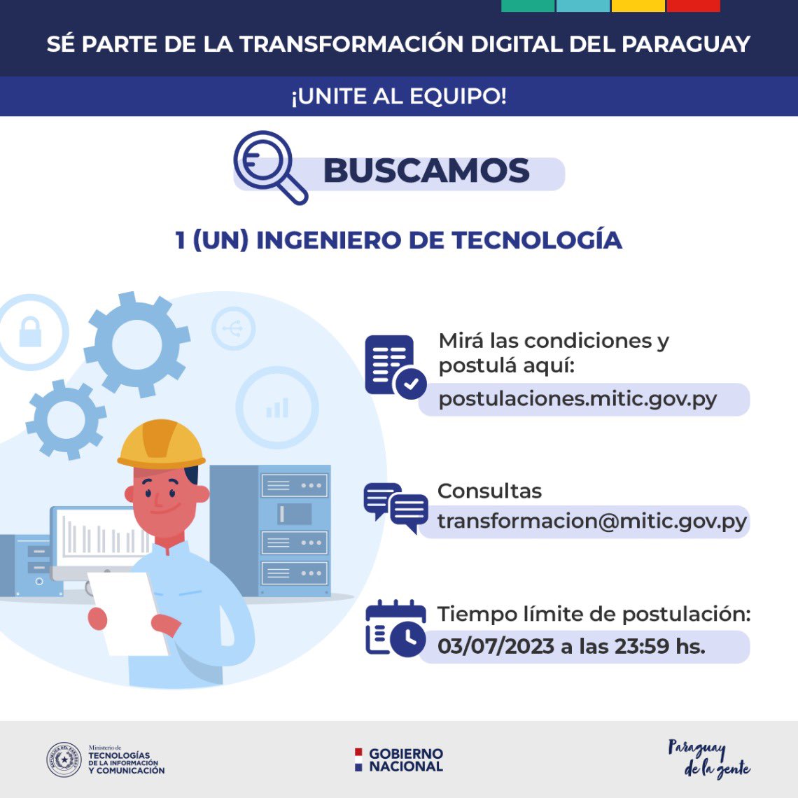 MITIC Paraguay tweet media