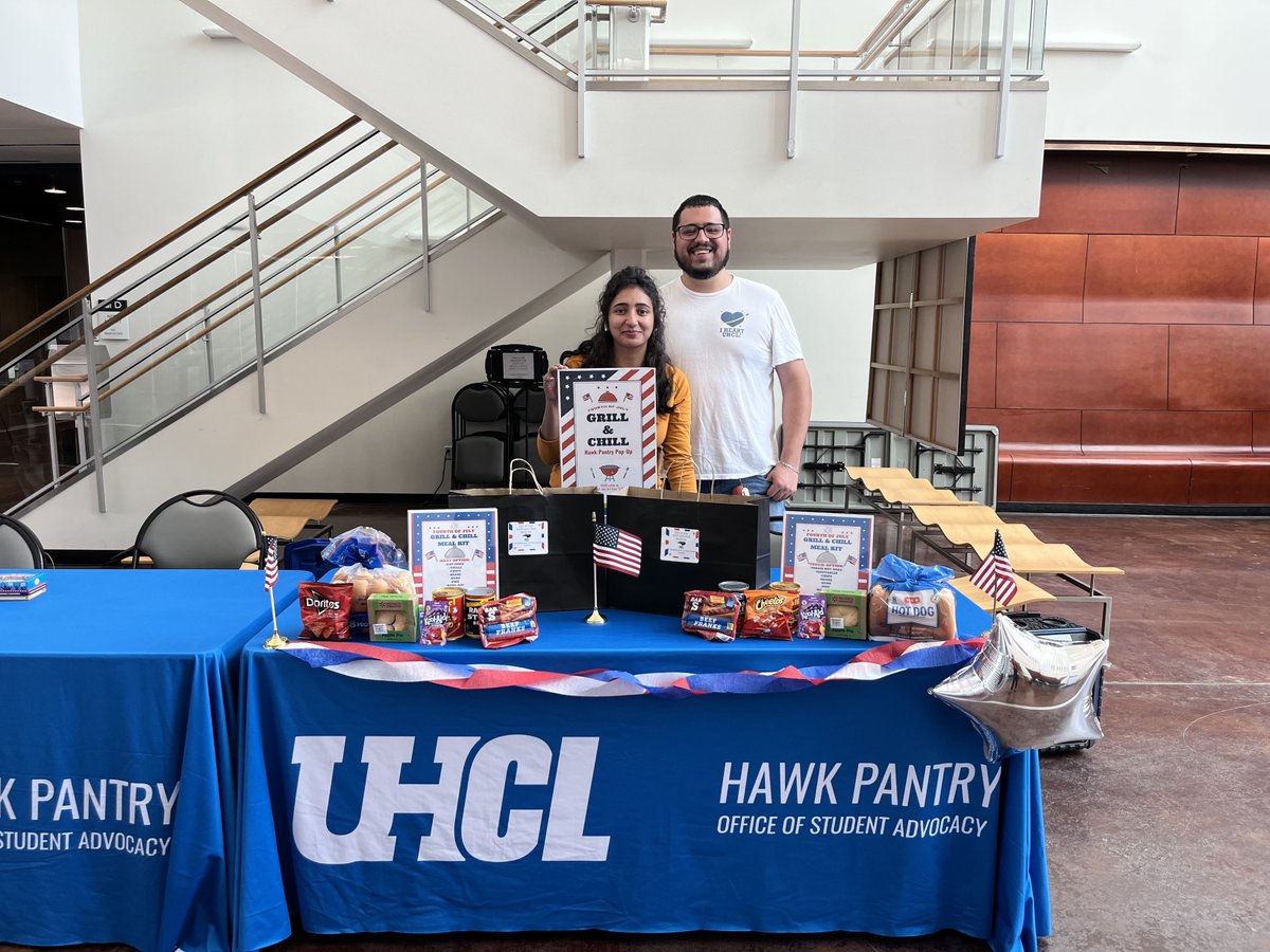 UHCLOSA's tweet photo. We are still here! Don't forget to stop by the SSCB Lobby for your Grill &amp; Chill Meal Kit! Meat &amp; Veggie options are available. Hurry while supplies last!

Compliments of the Hawk Pantry!

#uhclosa #HawkPantry #MealKits #4thofJuly2023❤️🤍💙 https://t.co/N4vhe5rant