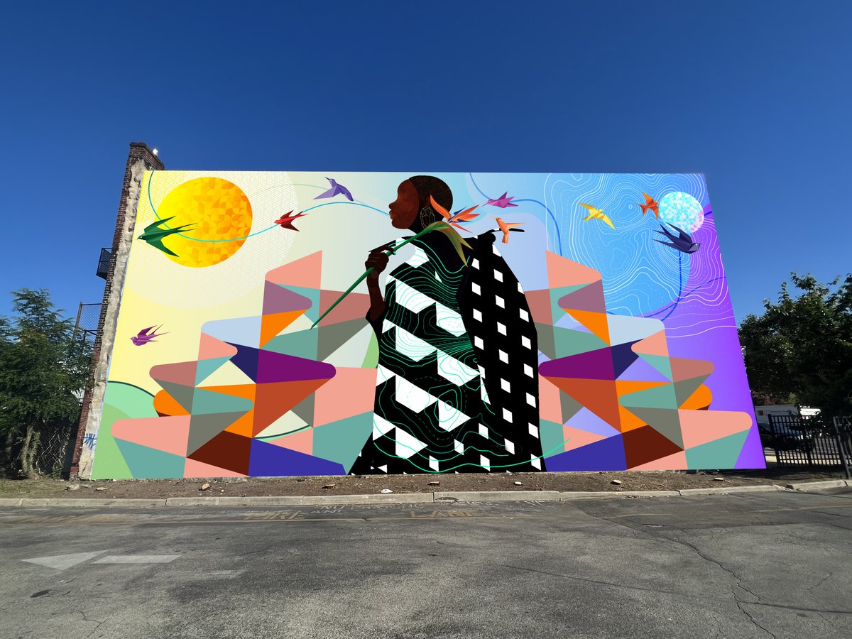 Shawn Theodore's stunning mural needs a new home! Help us spread the word and find a new wall for this beautiful piece of art. 

If you have a wall close to or can fit the mural's 66’L by 26'H dimensions, email phil.asbury@muralarts.org and Rudolph.ginger@gmail.com.