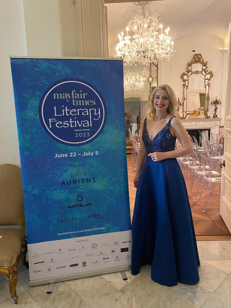 It’s @mayfairlitfest at the Italian Embassy! Today Ambassador @InigoLND hosted “An evening of Italian Poetry” celebrating the essence of Made in Italy alongside the vibrant Mayfair community. Thanks @katerinamina for your extraordinary exhibition!