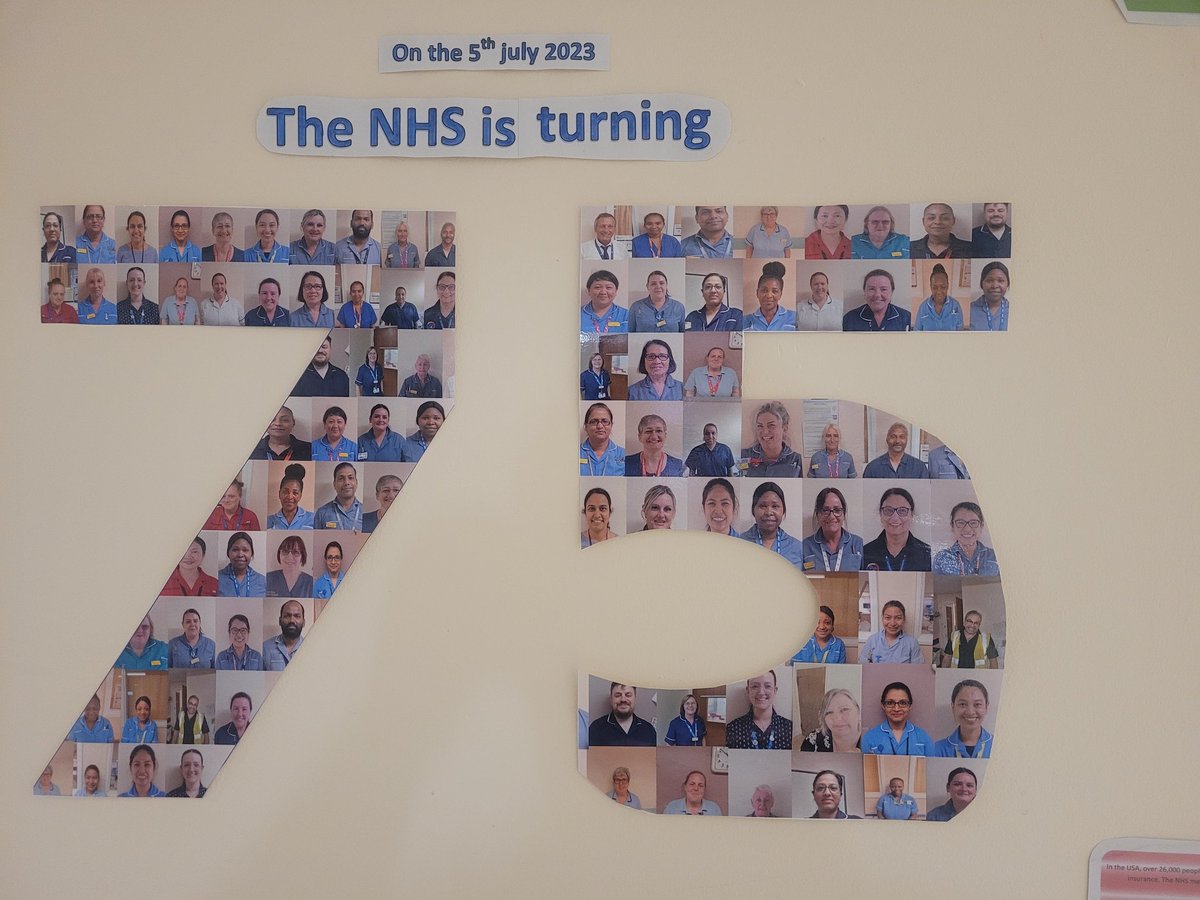 Preparing for the 75th anniversary of the nhs by showing off our incredible staff, the history of the nhs, and the diversity of our team. @AjGidda @AngRoome @curzon_jo @SueCham87693611 @UHDBTrust @UHDB_PatientExp #NHS75 #NHS so proud of our newly formed, amazing team!