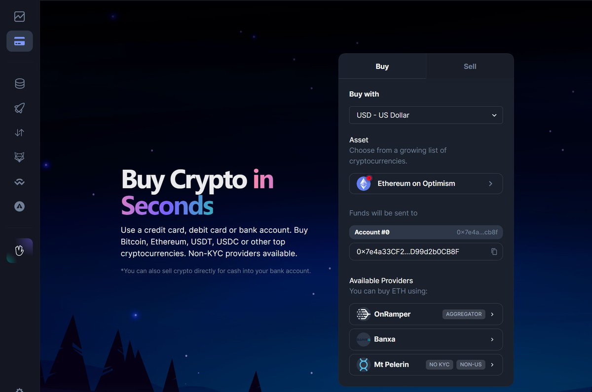 ShapeShift's tweet photo. Skip the CEX, and earn $OP! Swap fiat for any asset on @optimismFND direct to your wallet! 👇
https://t.co/aeabaiuGoC #UnlockTheFOX https://t.co/SKFdp3isgq