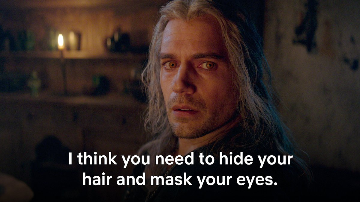 witchernetflix's tweet photo. It's giving ‘go upstairs and put something else on'. https://t.co/dnB8wpmBlC