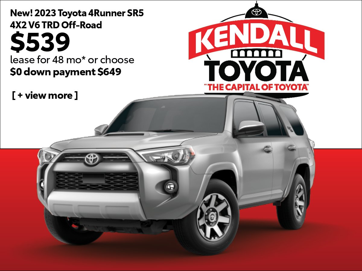 Take advantage of our WHITE HOT Sales Drive, happening now through July 5th! Get a new Toyota now at our best price with no payments for 90 days plus ToyotaCare Maintenance included with every new vehicle! Visit kendalltoyota.com or call 305-KENDALL.