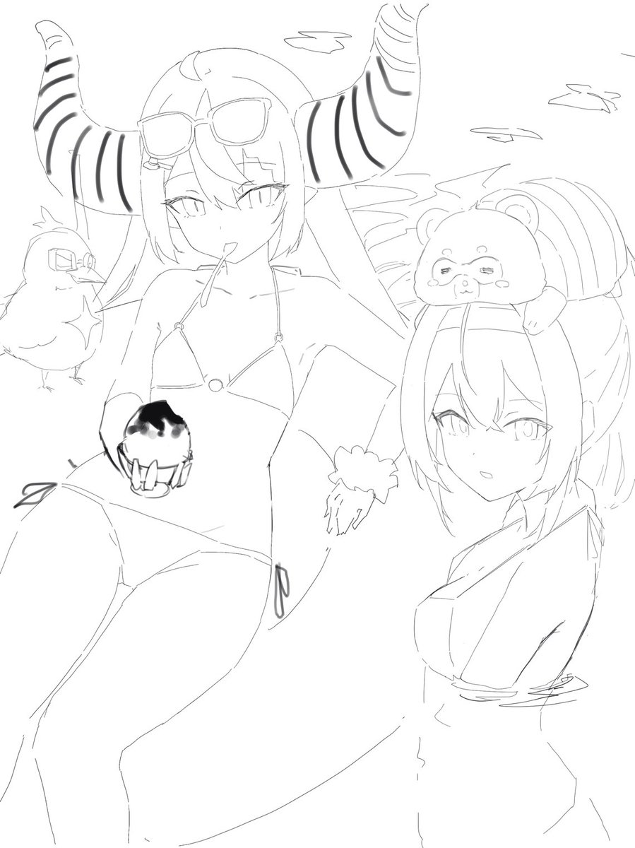 お久に水着rf 