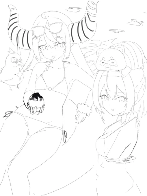 お久に水着rf 