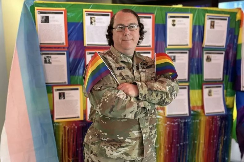 JordanSchachtel's tweet image. FYI: US service members who identify as transgender can seek an indefinite fitness standards exemption. That's how this guy managed to avoid PT.

There's an easy fix to clear these ppl out, as @Cernovich previously stated. Fitness standards for ALL service members. No exemptions.