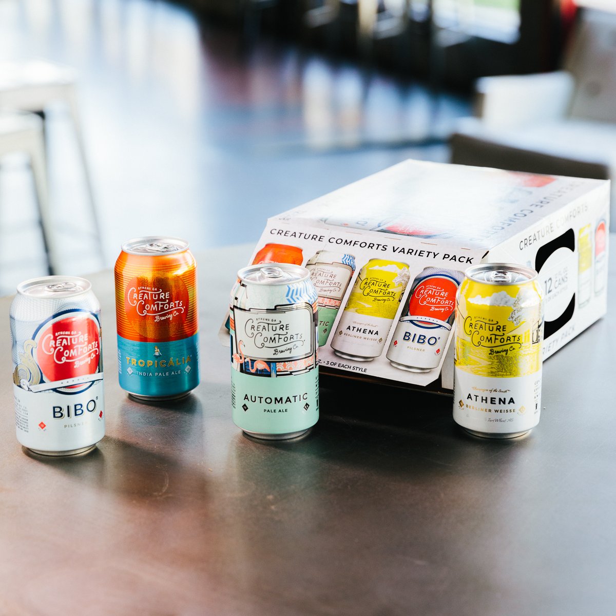 Celebrate this Independence Day with a little variety 🇺🇸 The Creature Comforts Variety Pack brings you 3 each of Tropicália IPA, Automatic Pale Ale, Athena Berliner Weisse and Bibo Pilsner - a little something for everyone!