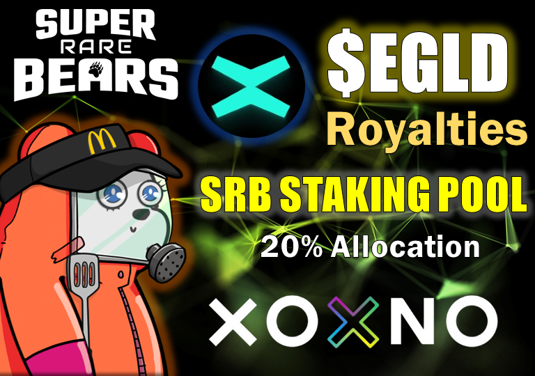 What's this #multiversX fam? 

Another SuperRareBears NFT staking pool, but paying #EGLD?

It can't be 🤯

But it is!

<a href="/pulsarmoney/">Pulsar Money</a> send 100 RARE to 100 reactions 

With the increase in sales, it's time to sweeten the 🍯 pot a bit more.

20% of all $EGLD royalties from SRB sales