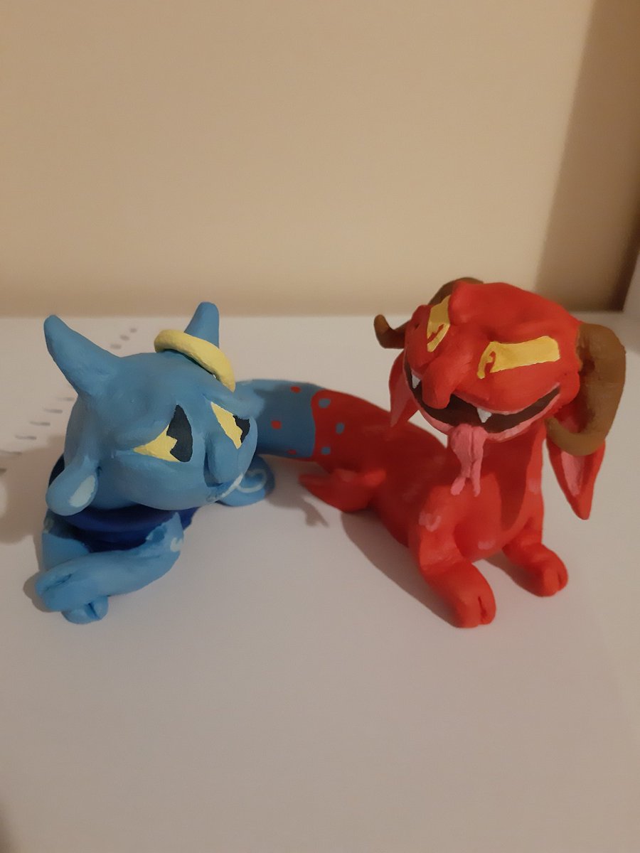 RainbowCloudth2's tweet photo. Demon and Angel from the Cuphead DLC as a scaly noodle! >:D
I decided to make them a two-headed dragon >:3
#cuphead #cupheadtwt #cupheaddlc #cupheaddevil #cupheaddemon #cupheadangel #cupheadshow #cupheadshowdevil https://t.co/ZdTXvWTZIS