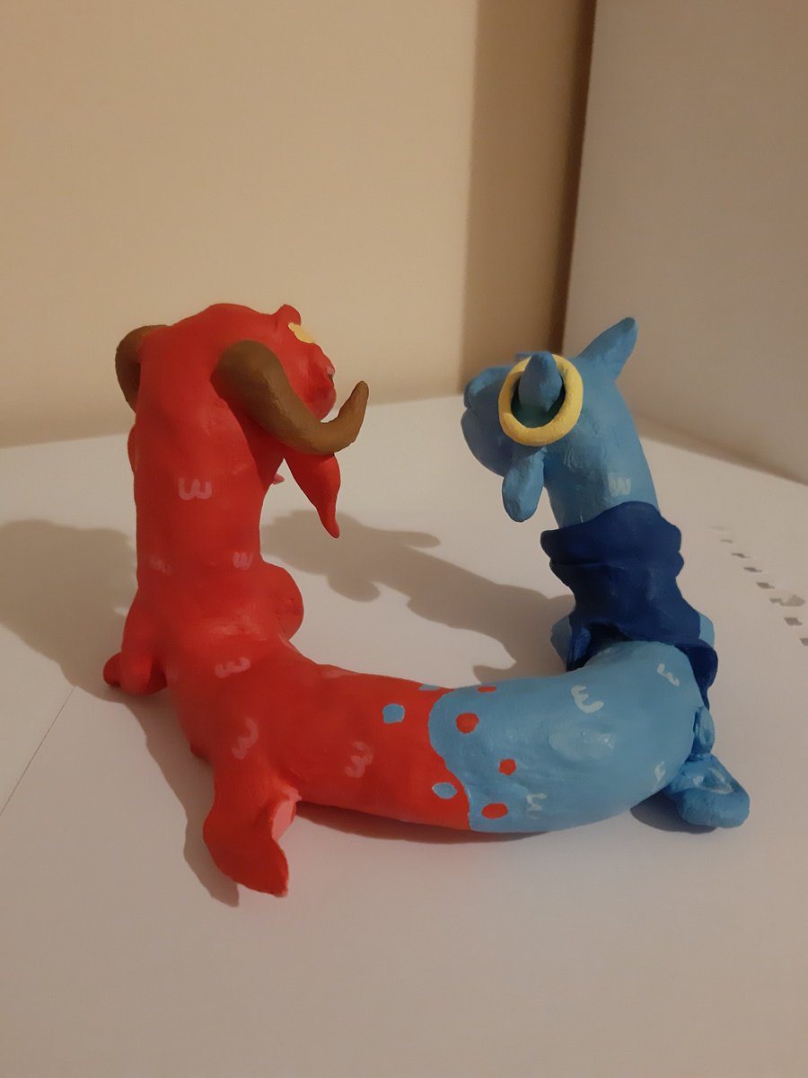RainbowCloudth2's tweet photo. Demon and Angel from the Cuphead DLC as a scaly noodle! >:D
I decided to make them a two-headed dragon >:3
#cuphead #cupheadtwt #cupheaddlc #cupheaddevil #cupheaddemon #cupheadangel #cupheadshow #cupheadshowdevil https://t.co/ZdTXvWTZIS