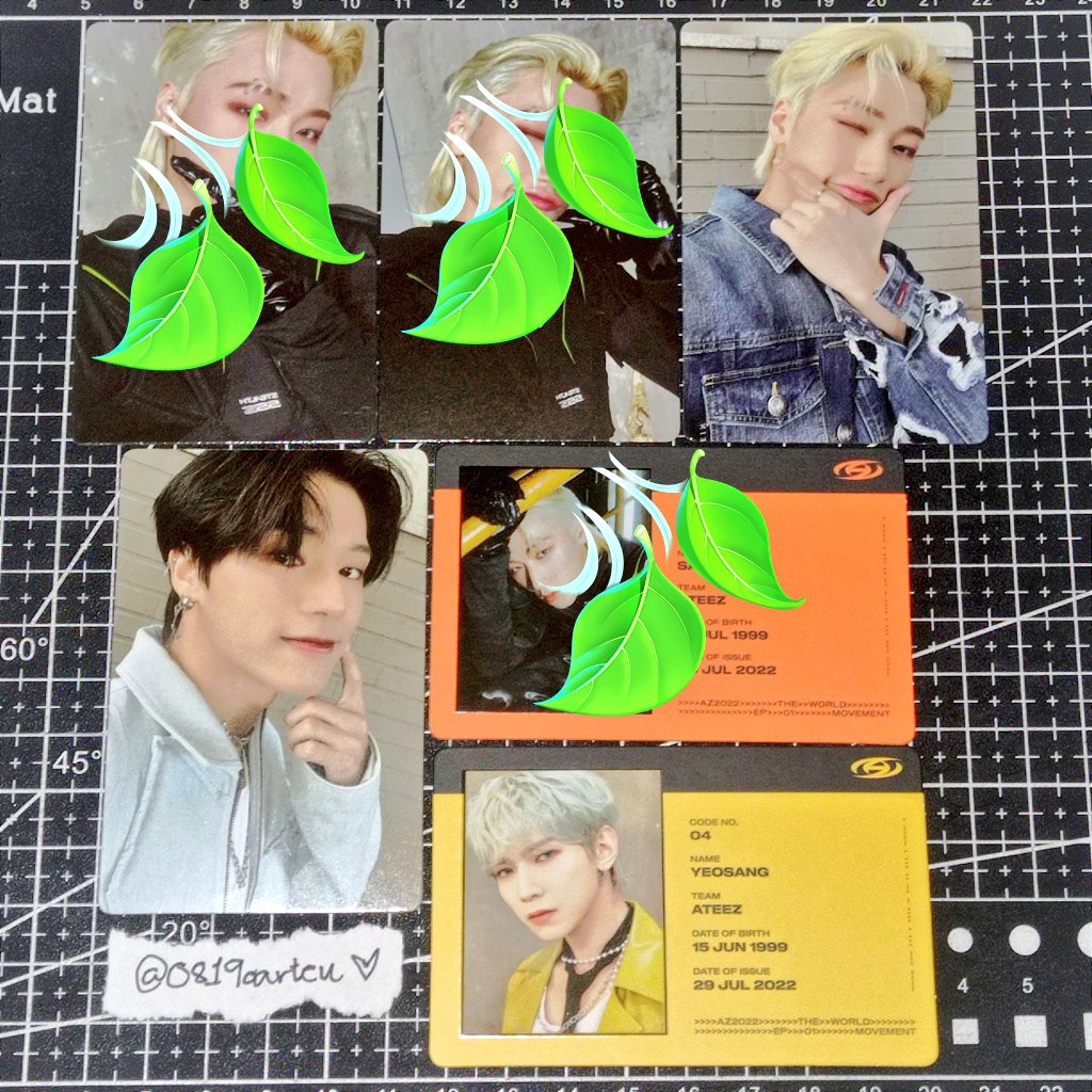wts lfb | #krisellss

ateez ep 1 movement album photocards
- 170 set, free yeo id + pf
- onhand, dm me for video condi
- gcash, ggx, jnt, sco, flash, cod (w/ fees)

t. atz san wooyoung yeosang pcs unsealed sealed