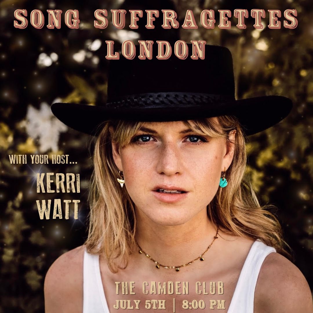 This Wednesday night at The Camden Club London ill be hosting @songsuffragette all female songwriters round! Playing old songs and new… Tickets available here: dice.fm/event/q757a-so…