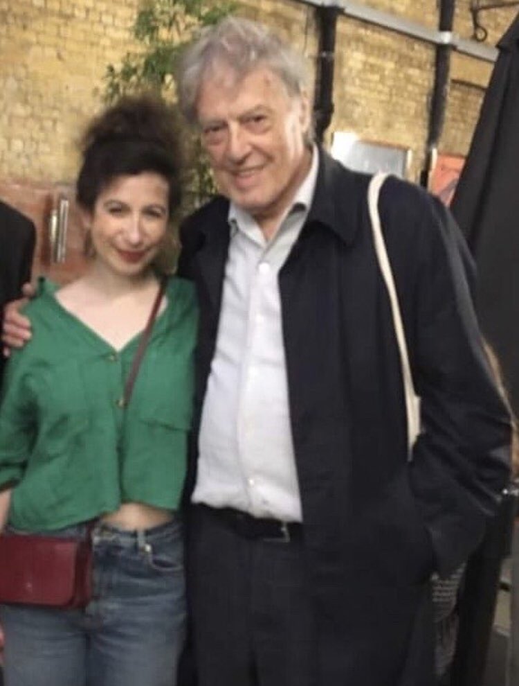 Happy birthday, Tom Stoppard! And the day after we finished Leopoldstadt as well Thank you for everything. 