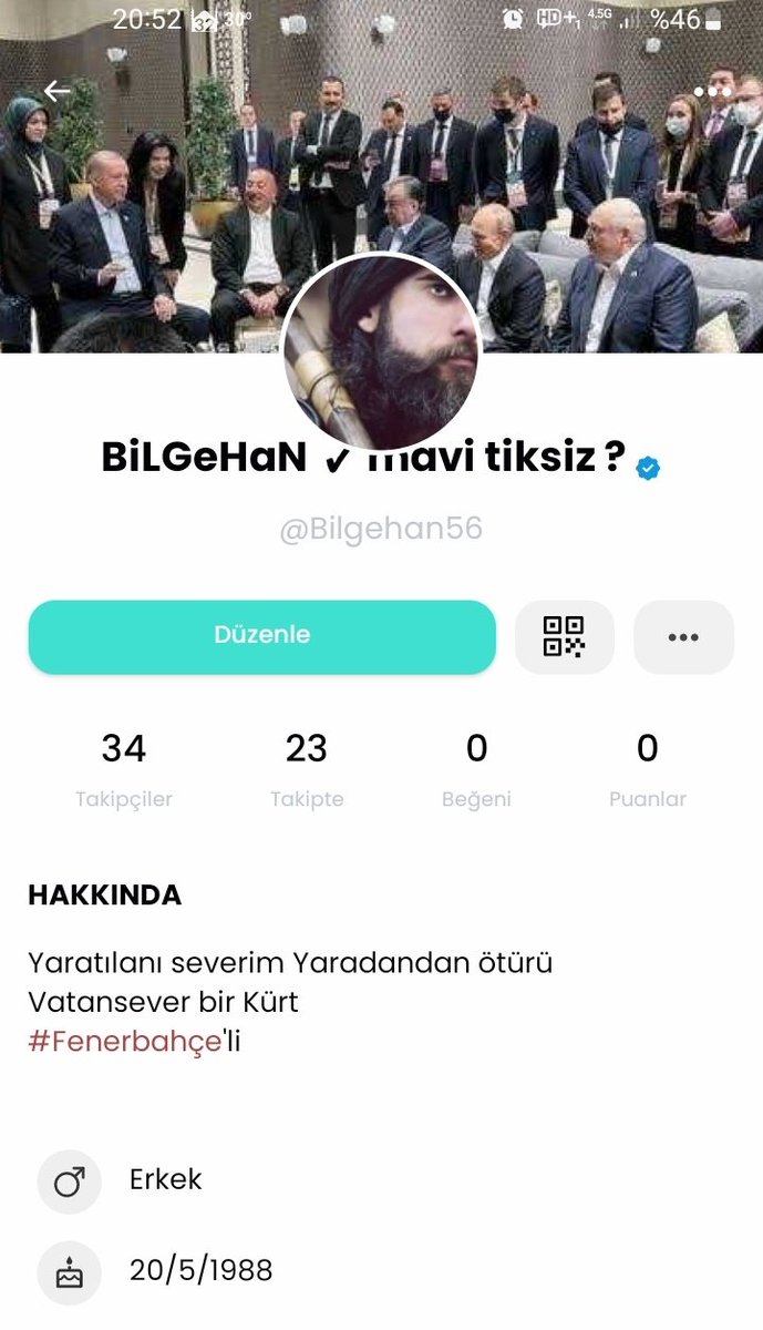 bilgehan565's tweet photo. @MuhsinEllam @_TaLHa___ Vee Nihayet Yerli ve Milli Sosyal medyamız #Ellam'da MAVİ TİK'imizi de aldık 🥰
Çok Teşekkürler @MuhsinEllam abim... 👏👏🙋 https://t.co/P4ooFSyVnb