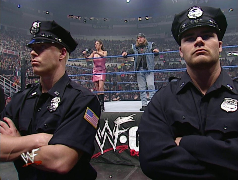 Security guards in WWE always make it big 😂