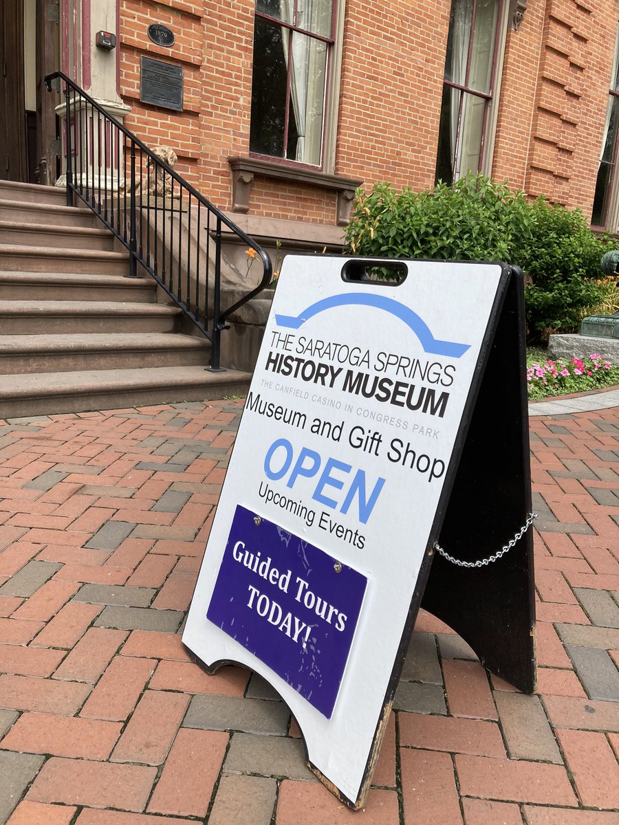 SaratogaHistory's tweet photo. Reminder: We are open today and on the 4th of July— all are welcome! https://t.co/14YqUdAcPv