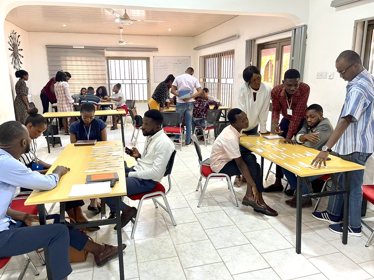 ChallengesGhana's tweet photo. The second  cohort of the Youth Work Program has begun with  pre-placement training, empowering the Junior Associates and equipping them with essential workplace skills to enable them make positive impact on the participating  SMEs. 

#y2w #YouthEmpowerment  #skills
#employable https://t.co/dfNWV2ZUBq