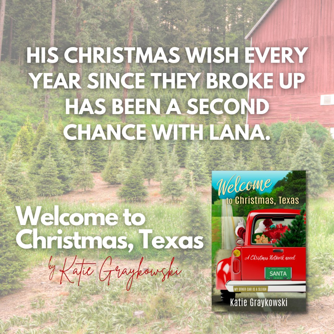 Katiegraykowski's tweet photo. Nick's Christmas wish every year since they broke up has been a second chance with Lana. Now his wish has finally come true, can he convince Lana to take a chance on him and on Christmas, Texas?

🎄Download the series for just $2.99 today: https://t.co/46JNPvit9w https://t.co/EuthC6euC1