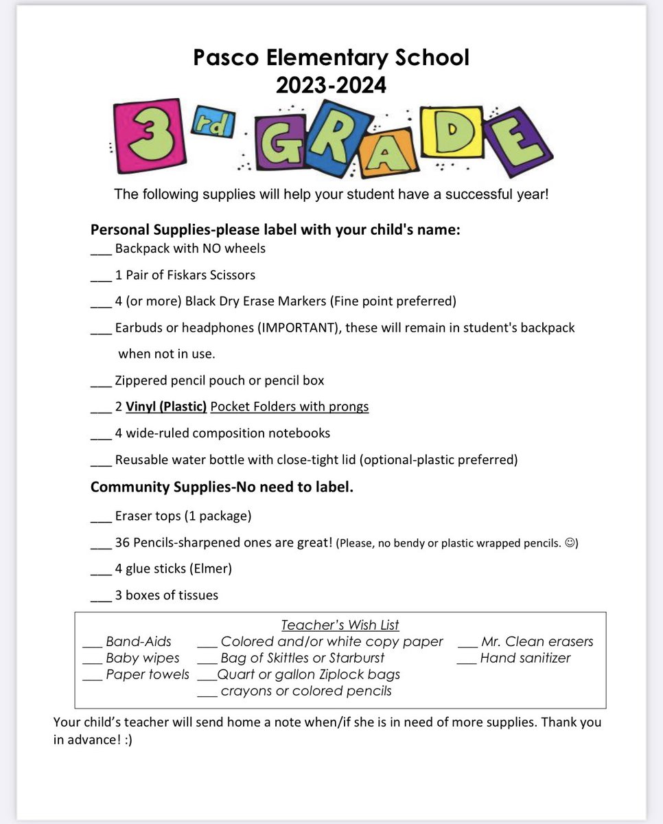 Pasco Elementary School tweet media