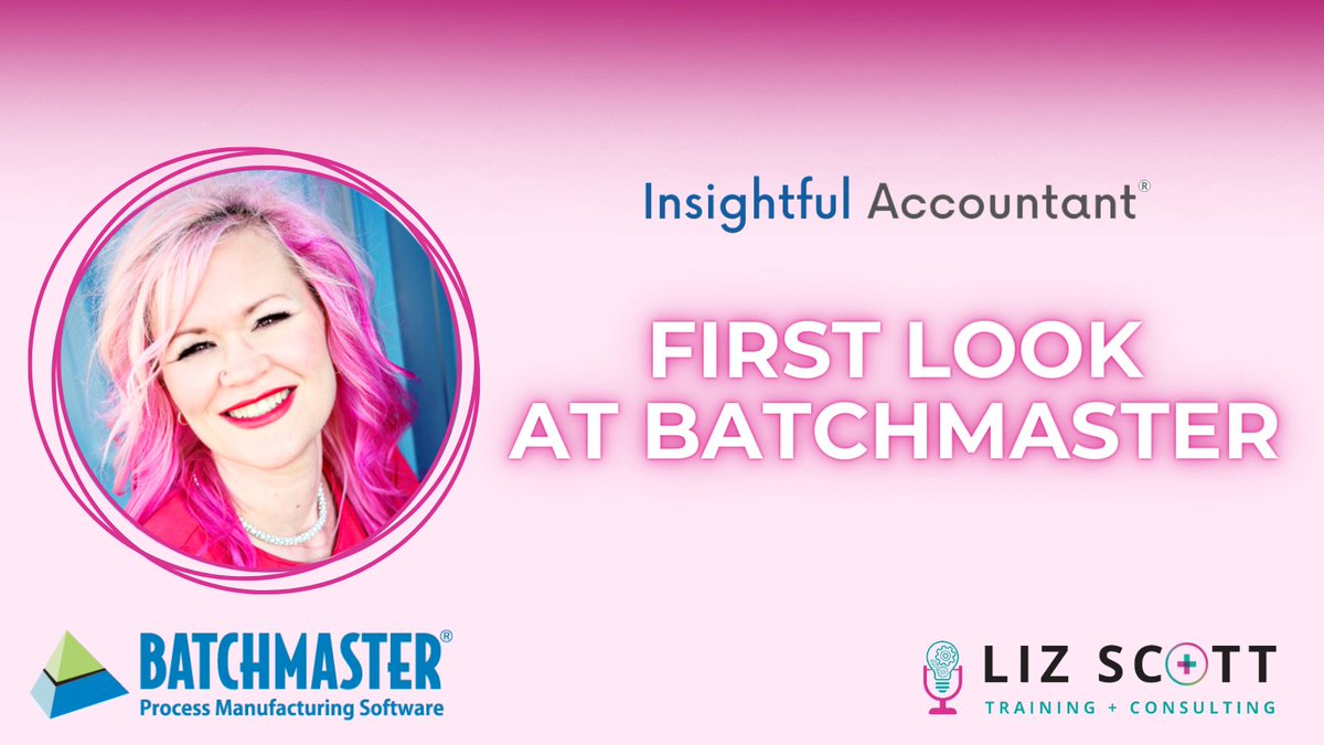 LizScottQBO's tweet image. Attention all accountants! 🔔 Ready for a game-changing software solution? Insightful Accountant&apos;s new First Look video on Batchmaster has got you covered. 🙌 
Watch the video here 👉 loom.ly/bB3LRDc
.
.
.
#accounting #insightfulaccountant #BookkeepingBasics