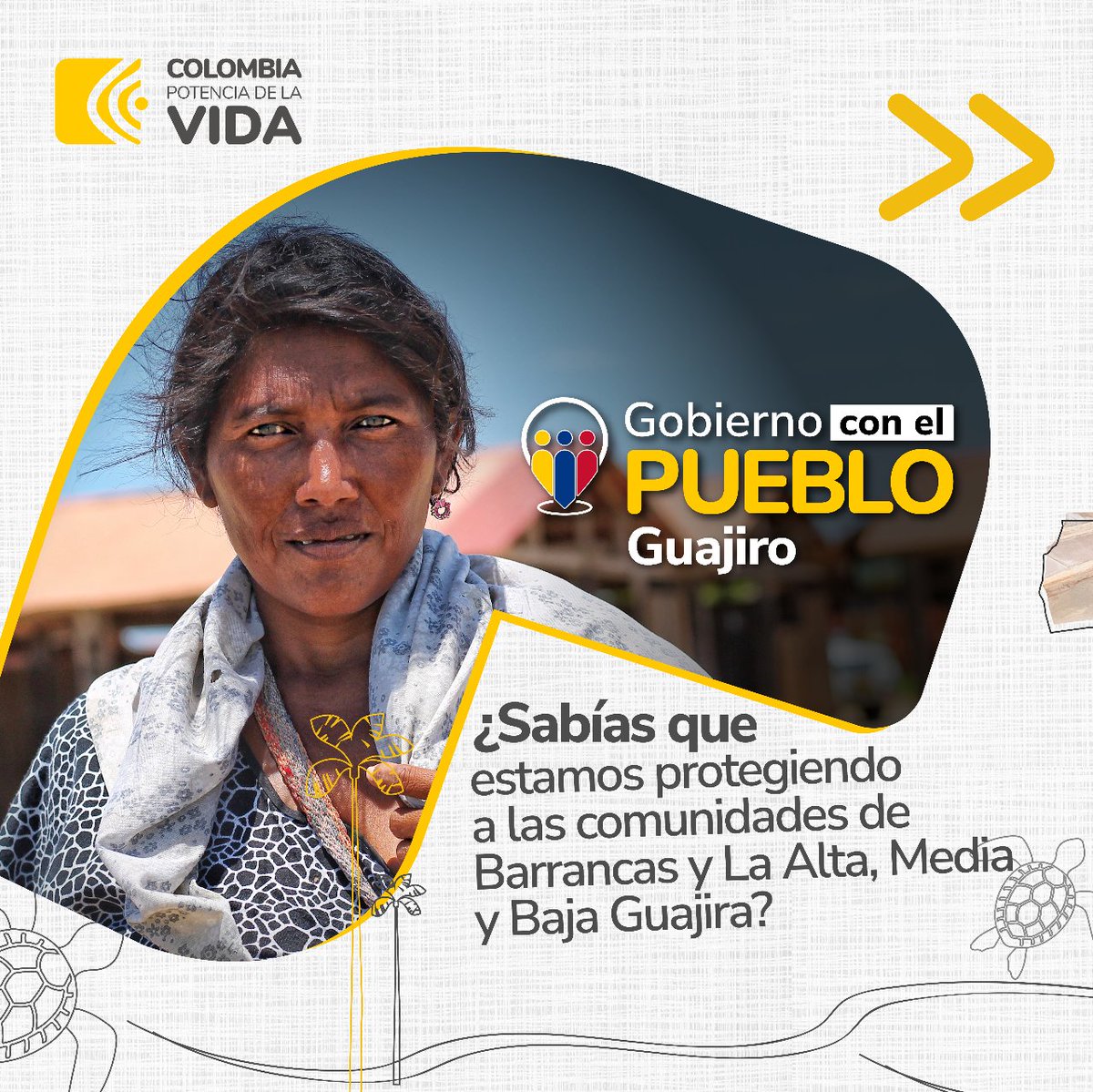 MinEnergiaCo's tweet photo. #GobiernoConElPueblo | ✅Conformamos un equipo especializado encargado de hacer seguimiento a la implementación de medidas de protección para la comunidad Wayuu del asentamiento de Nuevo Espinal, y Sütsüin Jieyuu Wayuu Fuerza de Mujeres Wayuu; aprobadas en el #CERREM. https://t.co/icK4XjtBls