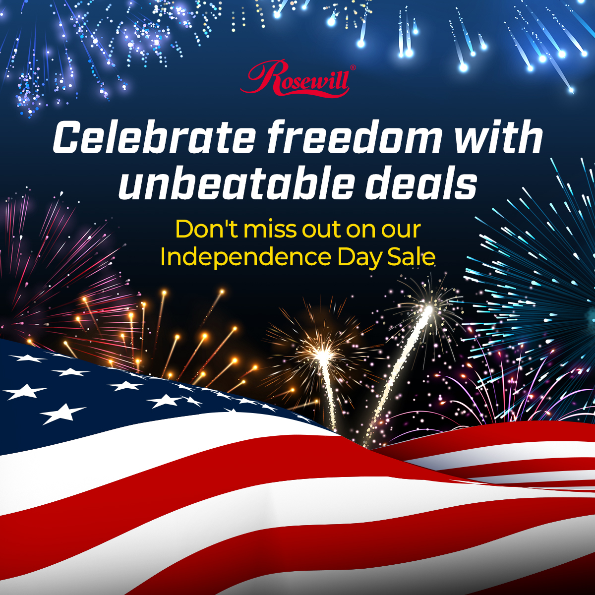 Celebrate freedom with amazing deals at our Independence Day Sale! Don't miss out! 🎉
loom.ly/ORiq5KQ

#Rosewill #july4th #independenceday #july4thsale #independencedaysale #celebratefreedom
