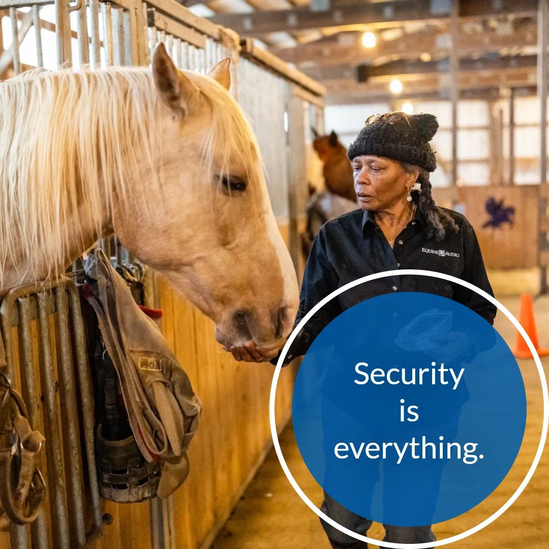 EquineAudio's tweet photo. Have you ever thought about installing security cameras in your barn? What features would be important to you? 🐴📹 #EquineSecurity #BarnCameras #BlanchardvilleWI https://t.co/wwHc6d9zhE