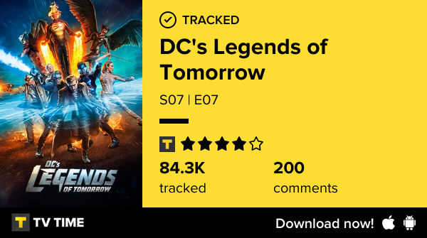 shark29600's tweet photo. I've just watched episode S07 | E07 of DC's Legends of Tomorrow! https://t.co/Nfq4jaqUhU #tvtime https://t.co/8NeVAuZaKc
