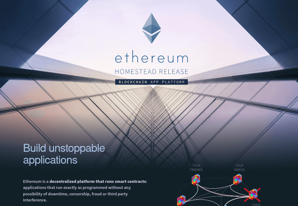 eth_classic's tweet photo. In the beginning, there was "Build Unstoppable Applications" and for a time, it was good.

https://t.co/82x9RhFskf https://t.co/WO5HMqsVCk