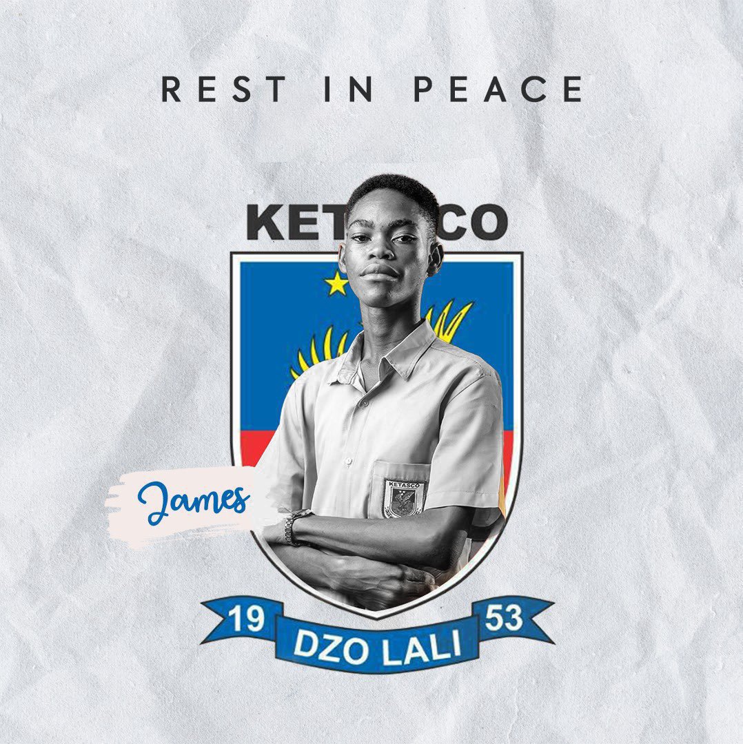 Rest in peace, James. 

Our thoughts and prayers are with his family at this difficult time. #NSMQ #RIPJames