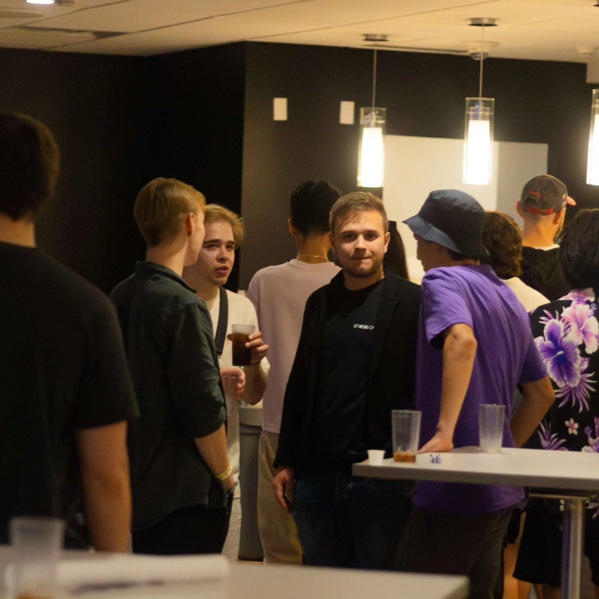 wlooblockchain's tweet photo. Despite the rainy night, the enthusiasm of the attendees remained undeterred as they fully immersed themselves in the electrifying atmosphere of the Waterloo Blockchain Rave, making it an unforgettable experience amidst @ETHGlobal Waterloo! 🚀 https://t.co/tAiNWup2Np