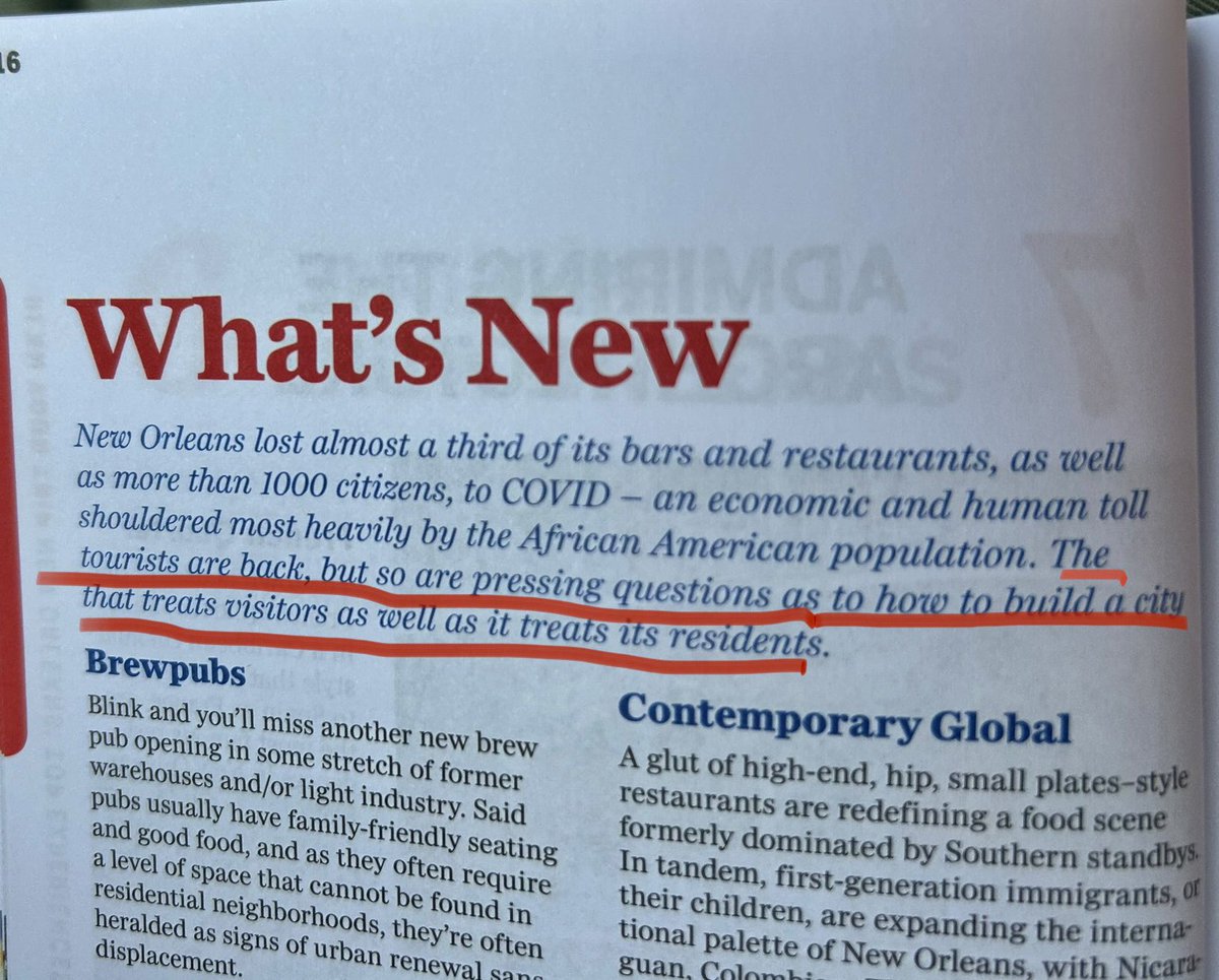 Hey @lonelyplanet - reading your New Orleans guide. A basic “visitors” “residents” error on this sentence, surely??!! Sort it out on the next print run!