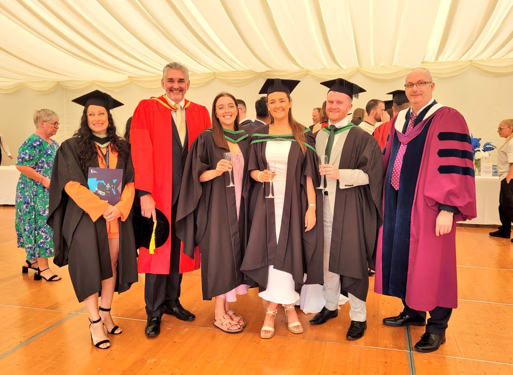PeterBolan's tweet photo. Hugely proud of our #ITTM graduates today #UUClassOf2023 @UlsterBizSchool #Coleraine our #creative #tourism #managers and #leaders of the #future #ProudOfUU https://t.co/VtafH3zVl0
