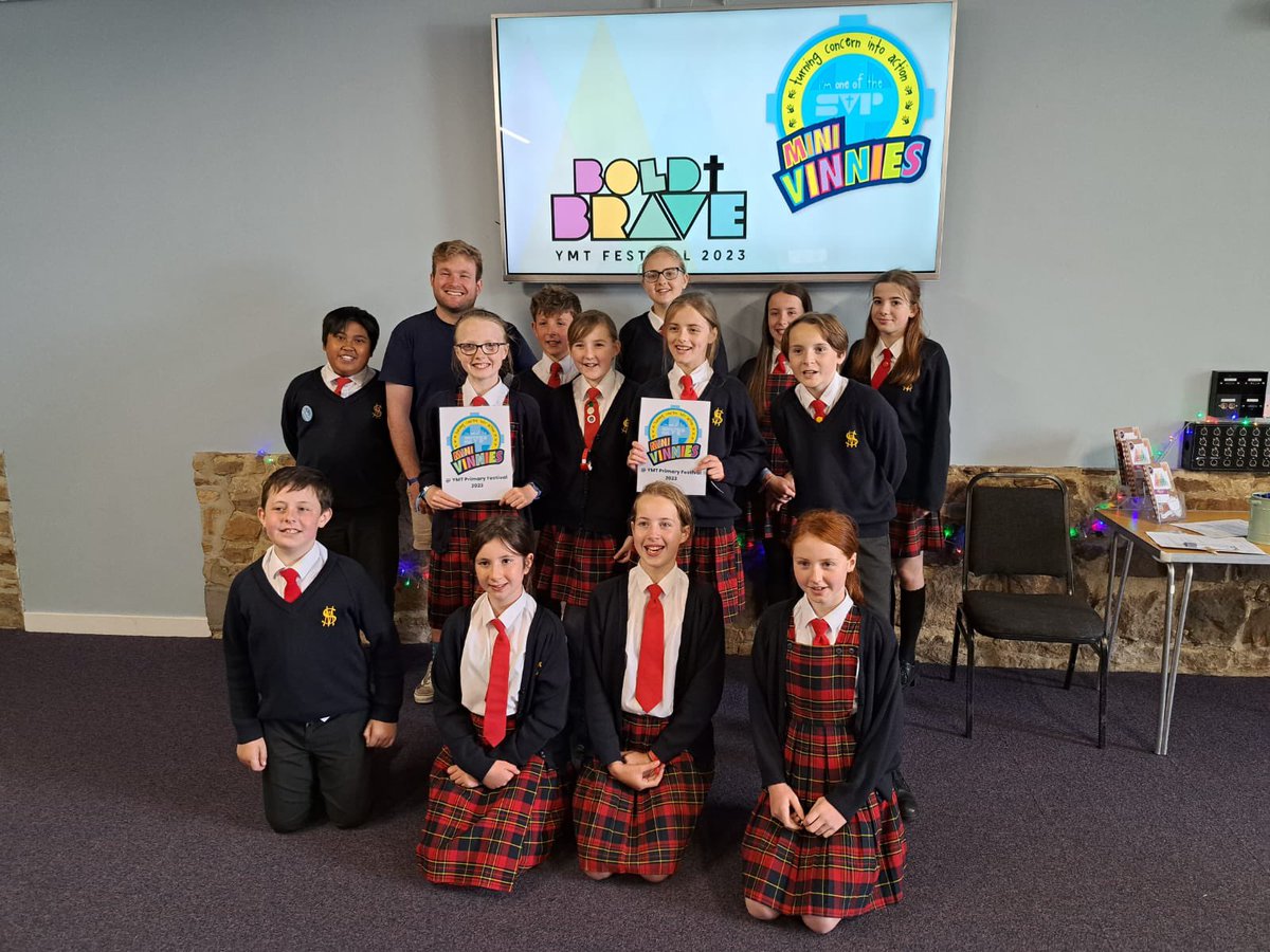 StMatthews1875's tweet photo. Thank you @ymteam for a fantastic experience at this year’s primary festival! #Bold #Brave #MiniVinnies @dioceseHN @EthosBWCET1 https://t.co/AVWrbiZpfZ