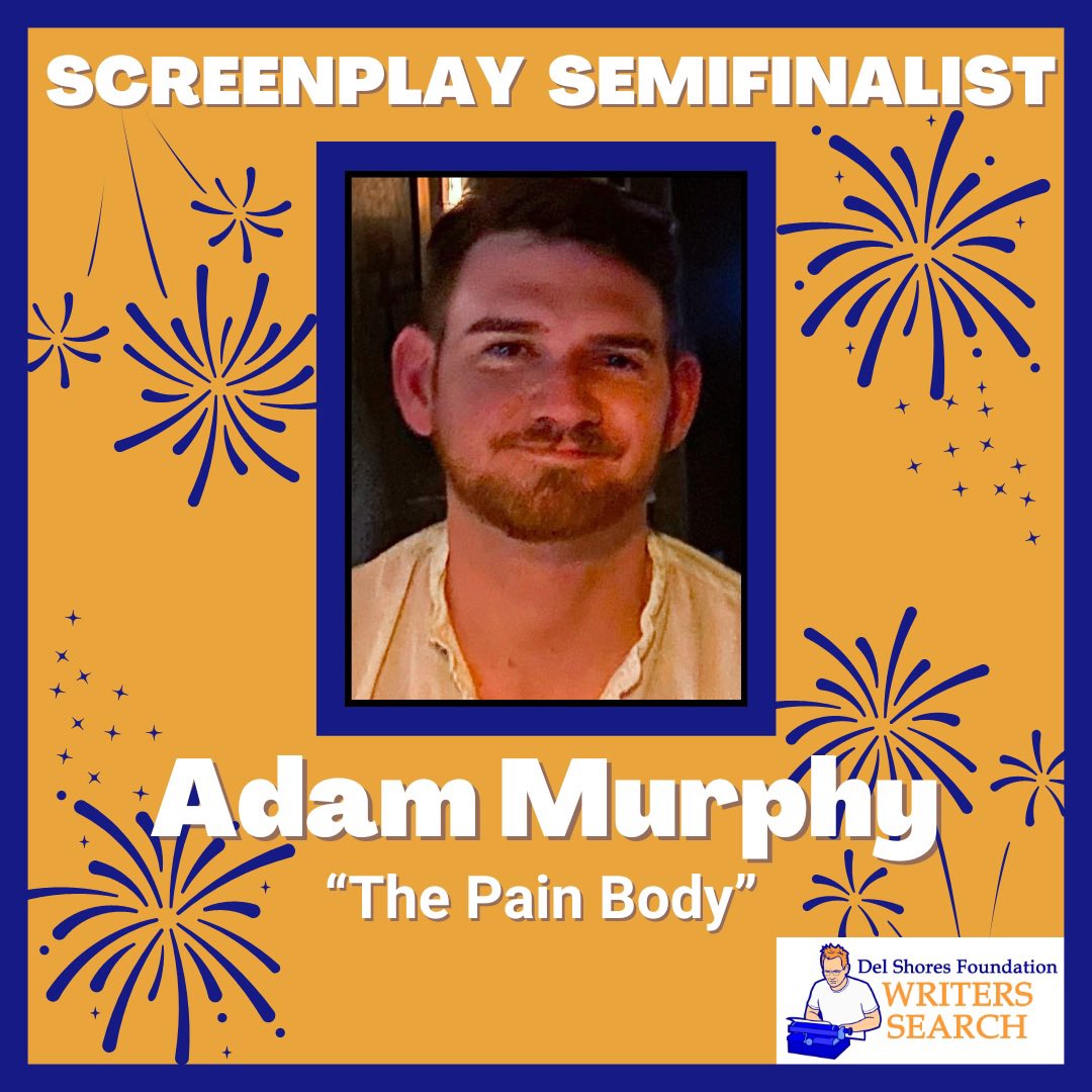 DelShoresFound's tweet photo. @DelShores @Brentstribe @elliekblack MEET OUR SEMIFINALISTS! Adam Murphy for “The Pain Body” and Chaselyn Wade for “Sweet Kentucky T” are Screenplay Semifinalists receiving $100 cash awards in our second Writers Search! https://t.co/BjPr4yLb63