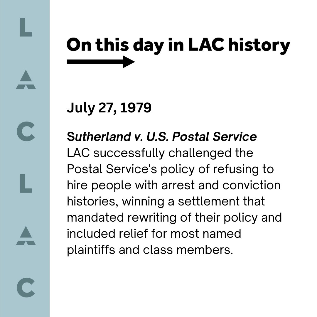 Legal Action Center (LAC) tweet media