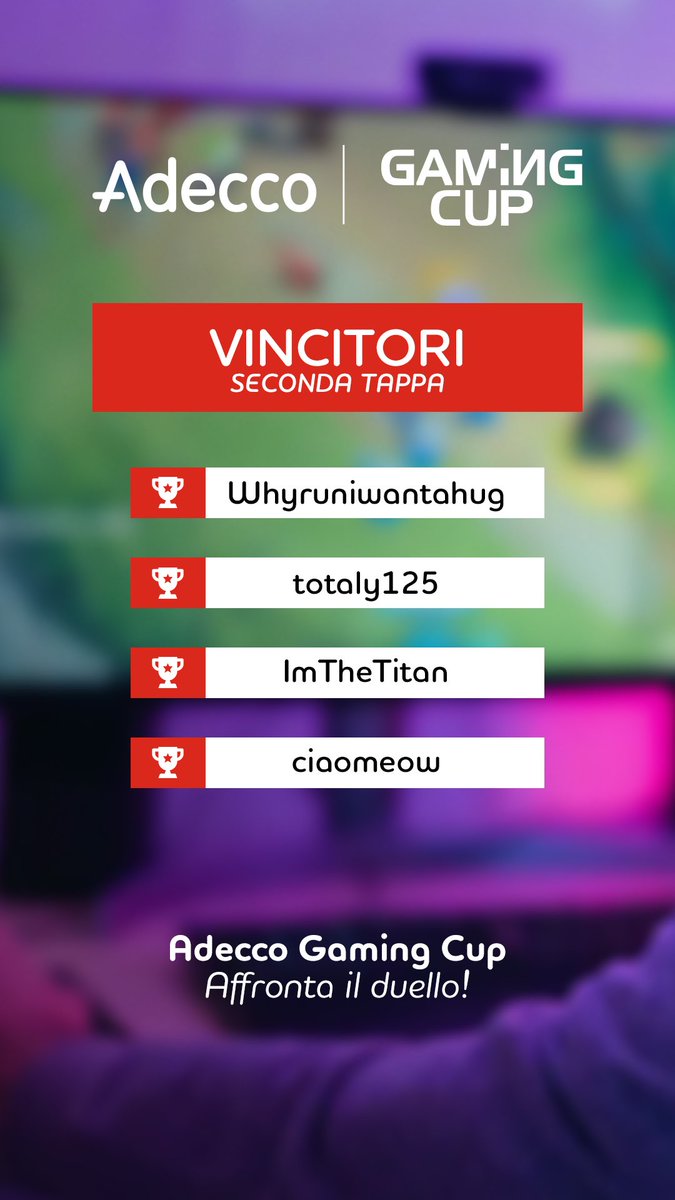 aNc_Outplayed's tweet photo. Congratulazioni agli ultimi quattro finalisti! Obiettivo: finale di questa settimana ✨
#IntoTheGame https://t.co/yp5ZelHKyx