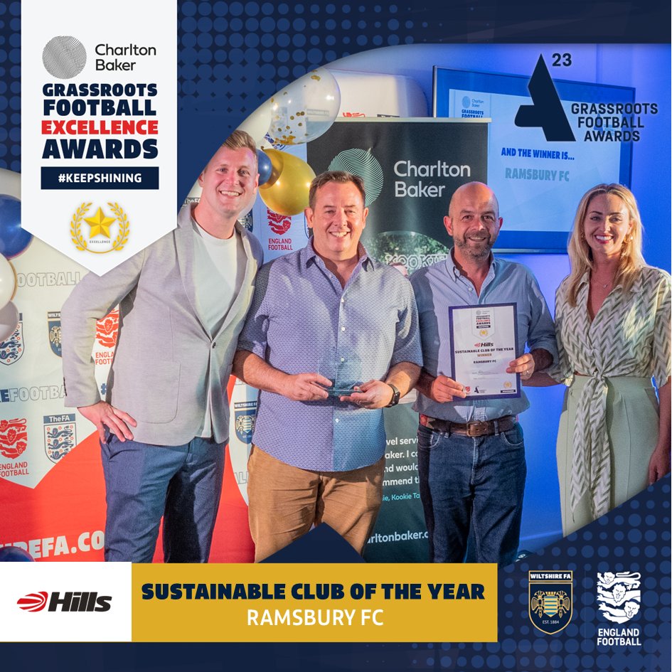 WiltsCountyFA's tweet photo. 🏆 Our @HillsWaste Sustainable Club of the Year Winner – Ramsbury FC
Helping to protect our environment, Ramsbury FC have recently commissioned a 33m bore hole at their facility to provide a sustainable and environmentally friendly irrigation system.
#KeepShining #TheGoodGame https://t.co/tyLNtHMyFD