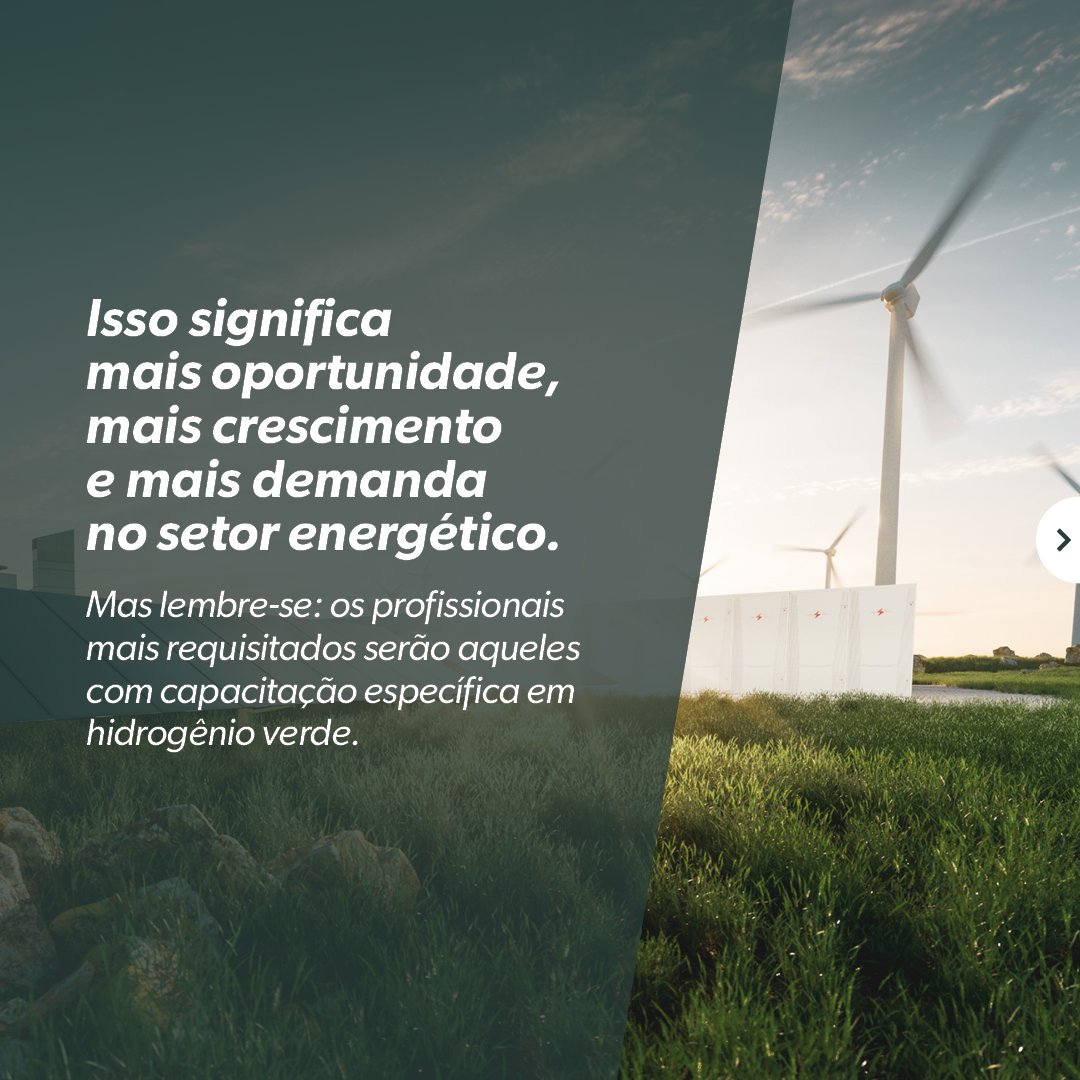 senaimg's tweet photo. Curso 100% on-line. 🧑‍💻👨‍💻 Aprenda tudo sobre a utilização do Hidrogênio Verde (H2 Verde), técnica de produção de energia renovável que está revolucionando o setor por meio da eletrificação sustentável. ♻️⚡💡 Garanta a sua participação no link: https://t.co/hKo0n4LBUx https://t.co/LzdJjU1WZa