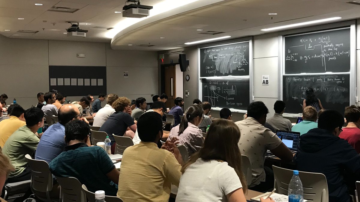 The 2023 Boulder School in #condensedmatter #physics is underway!  Lectures streamed live / recorded at youtube.com/@bssphysicssch…