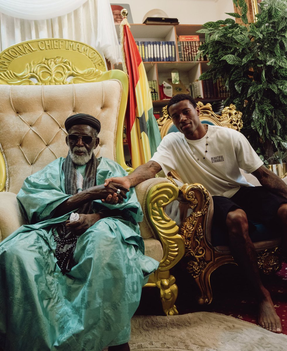 GWijnaldum's tweet image. Very grateful to meet the incredibly inspiring 104 year old Osmanu Nuhu Sharubutu, the Chief Imam of Ghana and member of the National Peace Council 🙏🏾🇬🇭

#ghana