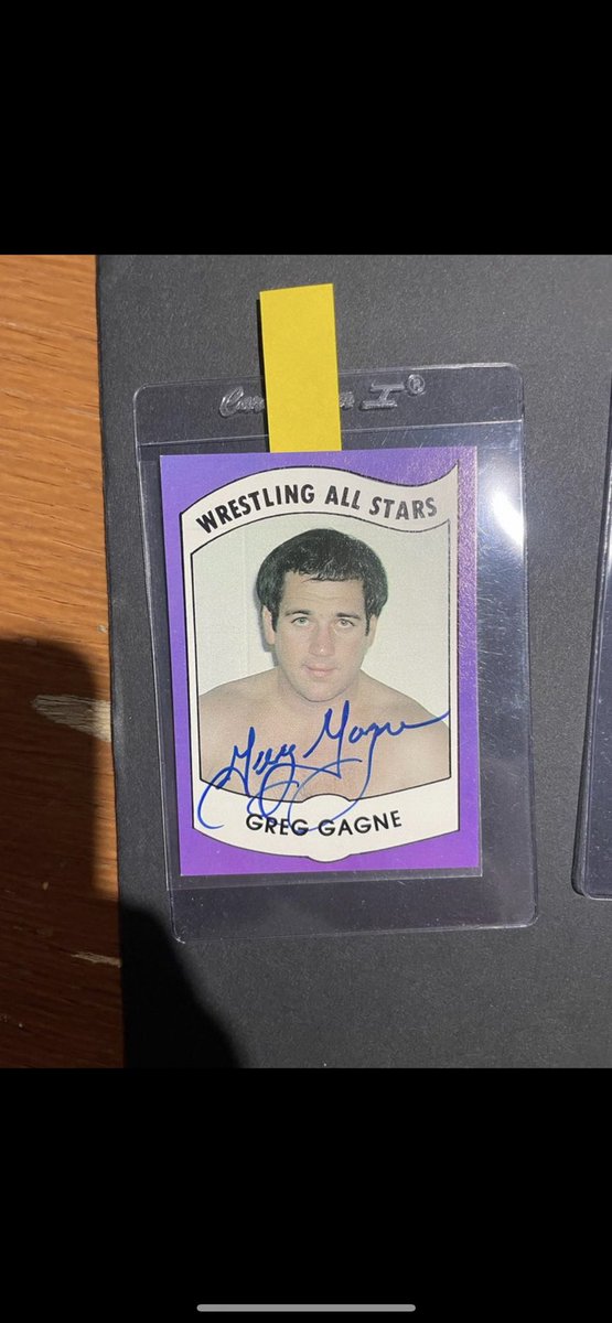 danny313131's tweet photo. Love cracking high graded 1982/1983 Wrestling All Stars Cards out and getting them signed. These have just been sent off to PSA. I canโt wait to get them back ๐ช #1982wrestlingallstars #1983wrestlingallstars #wrestlingcards #thehobby #julesstrongbow #greggagne https://t.co/O9hBL6Y2JJ