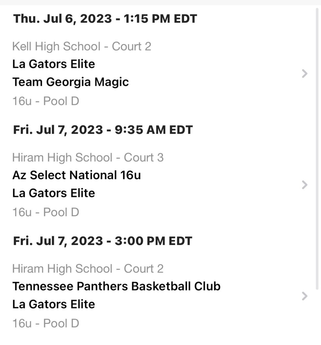 Louisiana Gators Elite tweet media