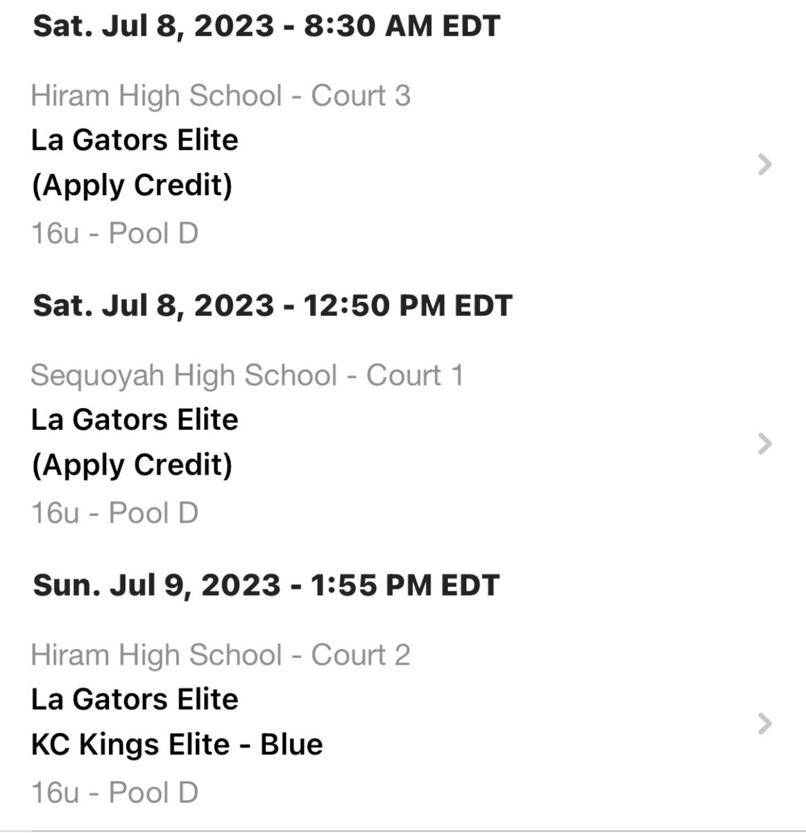 Louisiana Gators Elite tweet media