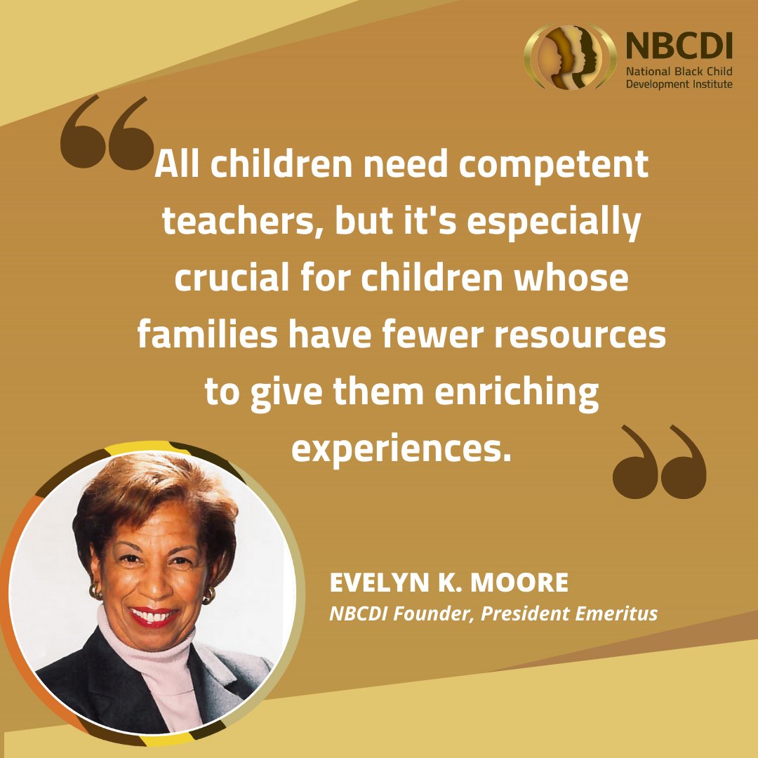Strong words from our founder, Evelyn Moore. For Black children to thrive, they must be seen, heard, and supported. This is what drives us to ensure a just and equitable future for Black children and families!

#BlackExcellence #UnleashBlackGenius #CelebrateBlackGenius